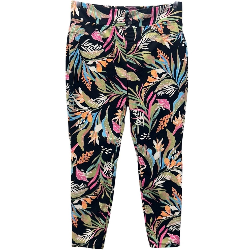 Hawaiian Boho Pants Black 14W Or 0X